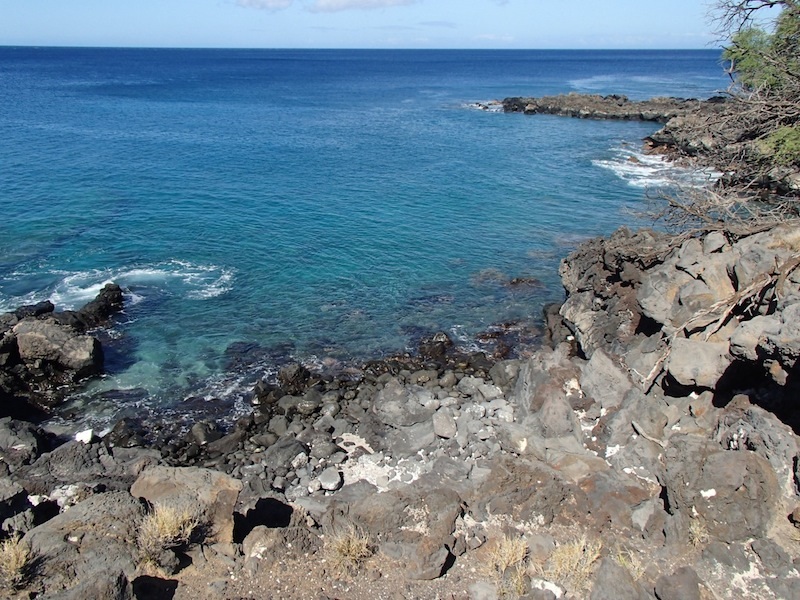 A photograph of the shoreline at Lapakahi State Historical Park.